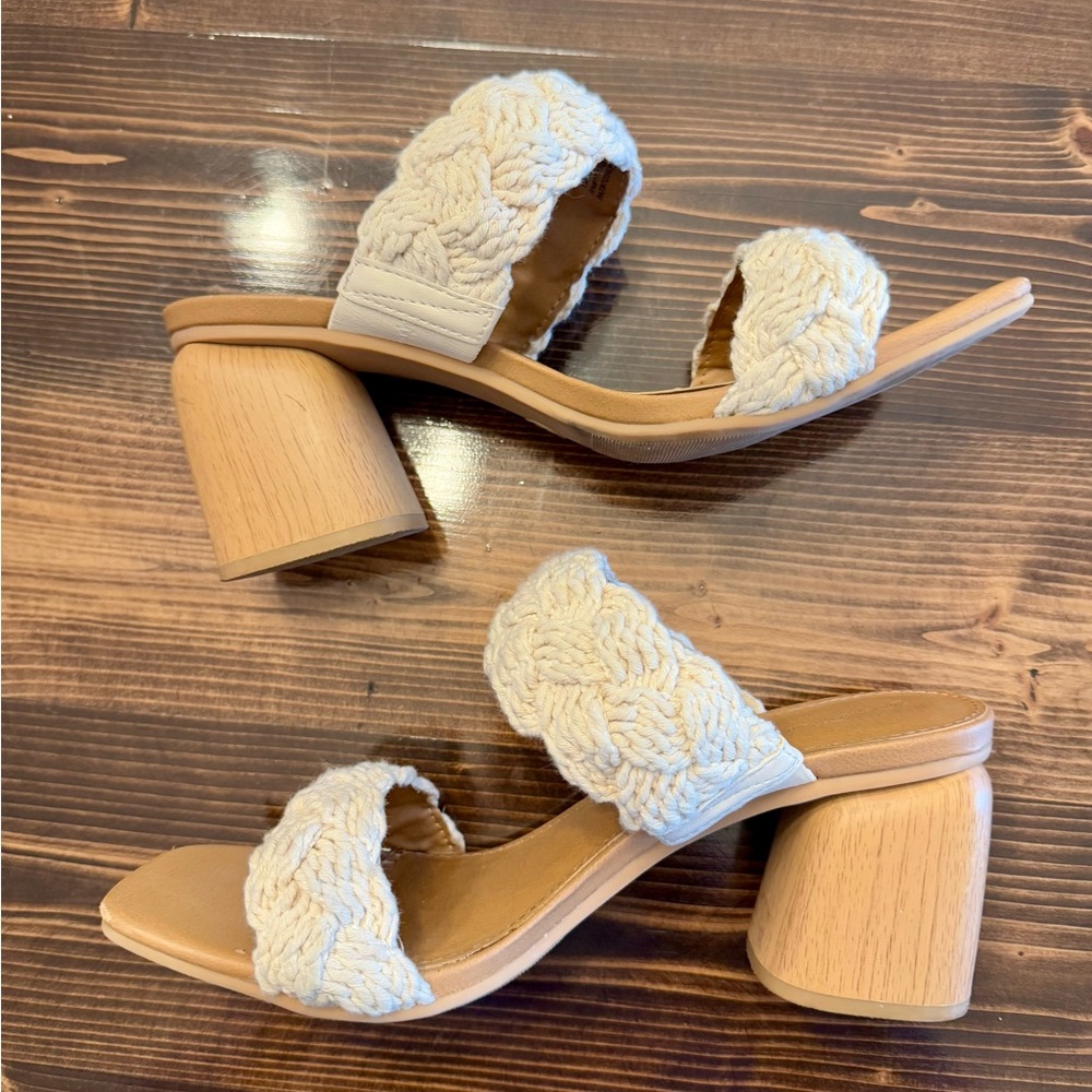 Universal Thread Macrame Braided Cream Women's Bl… - image 2